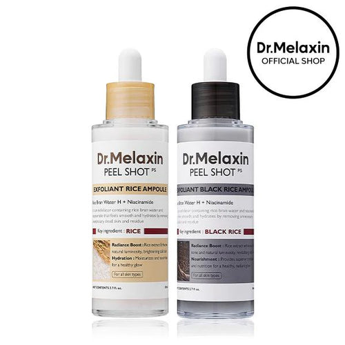Peel Shot Ampoule Duo (white+black）